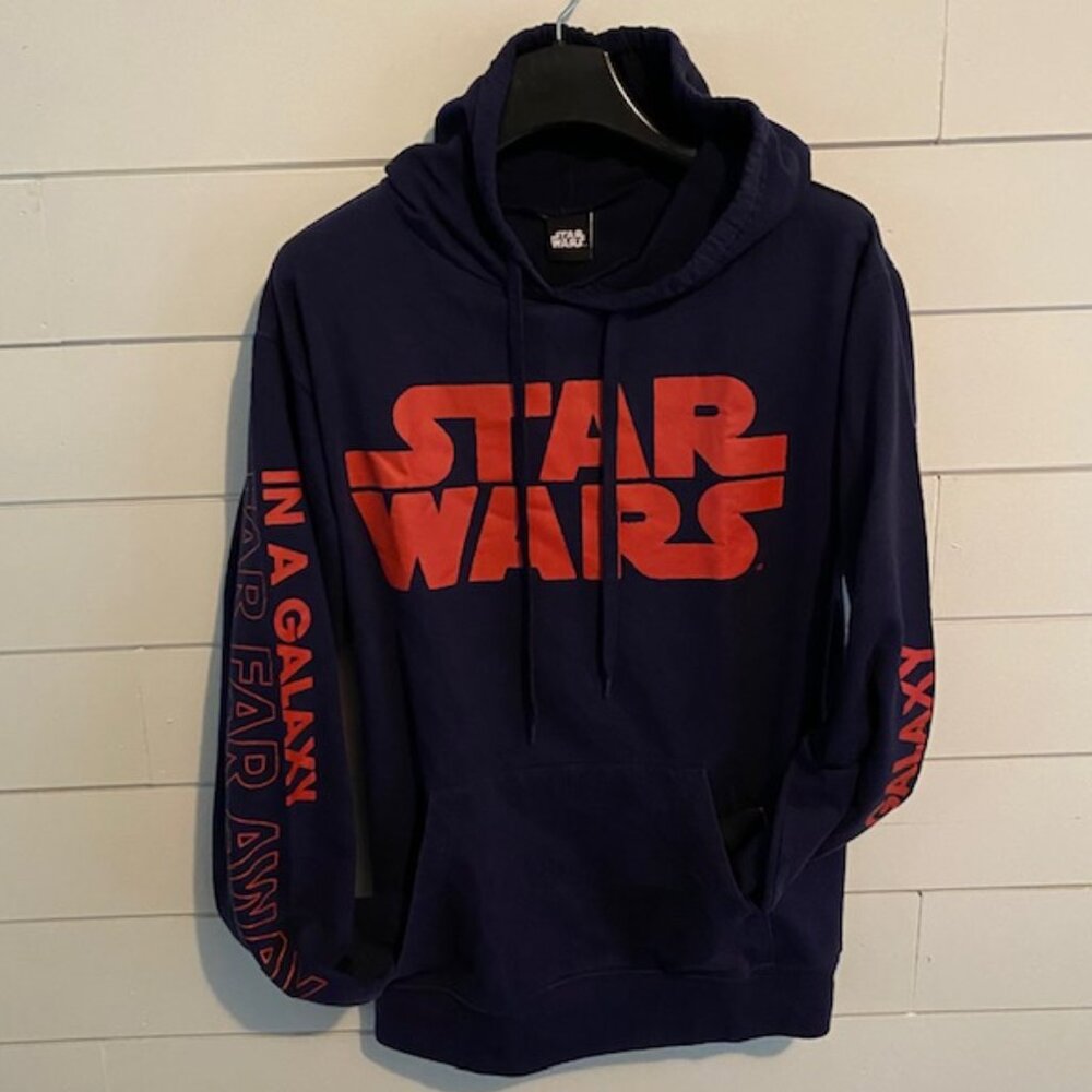 Authentic Star Wars Hoodie "In A Galaxy Far Far Away" Sleeves